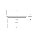 Brumberg 14037223 LED-Bodeneinbauleuchte 24V DC 6W 3000K
