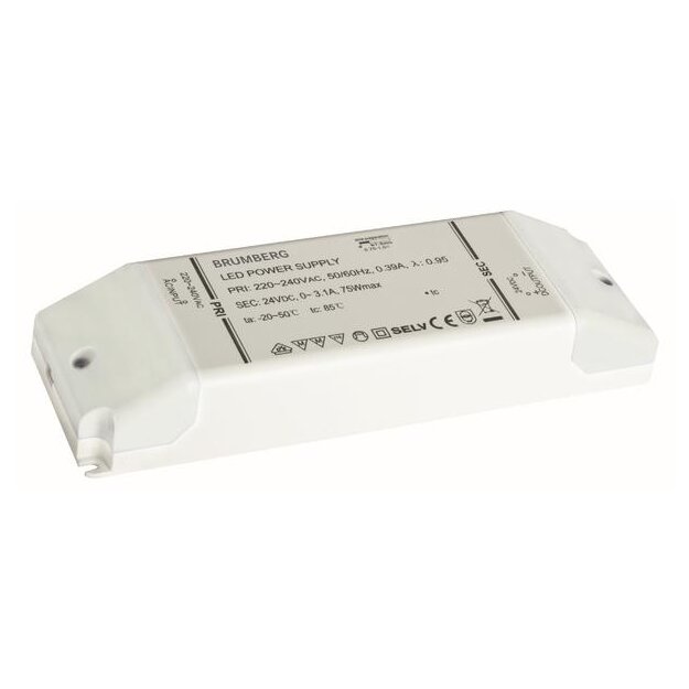 Brumberg 17223000 LED-Netzgerät Netzgerät 24V DC 75W schaltbar