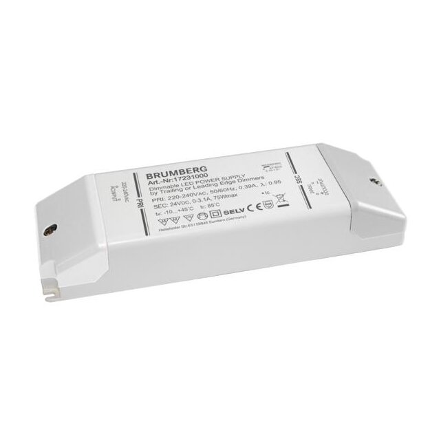 Brumberg 17231000 LED-Netzgerät Netzgerät 24V DC 75W dimmbar