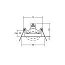 Brumberg 20353150 Einbaustrahler 12V AC GX5,3 max. 50W...