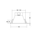 Brumberg 32027073 LED-Einbaudownlight ZULO MINI Weiß