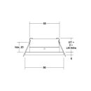 Brumberg 37005420 Einbaumodul Rund IP65 Edelstahl
