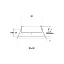Brumberg 37006070 Einbaumodul Einbaumodul Quadratisch...