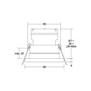 Brumberg 37015420 Einbaumodul Rund IP65 Edelstahl