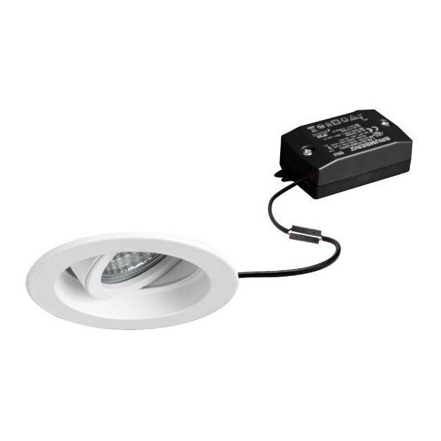 Brumberg 38063073 LED-Einbaustrahler 230V AC 6W 3000K Weiß