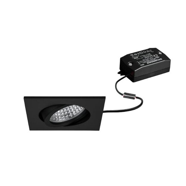 Brumberg 38144083 LED-Einbaustrahler 230V AC 6W 3000K Schwarz