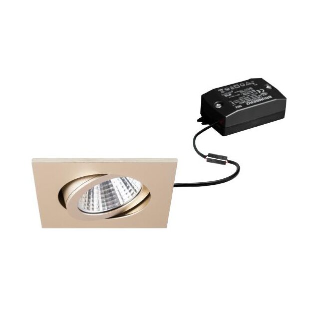 Brumberg 38144633 LED-Einbaustrahler 230V AC 6W 3000K Champagner matt