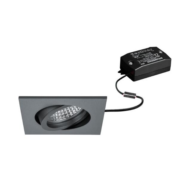 Brumberg 38144643 LED-Einbaustrahler 230V AC 6W 3000K Titan matt