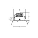 Brumberg 38147223 LED-Einbaustrahler 230V AC 6W 3000K...