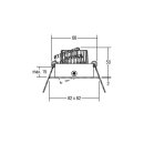 Brumberg 38148223 LED-Einbaustrahler 230V AC 6W 3000K...