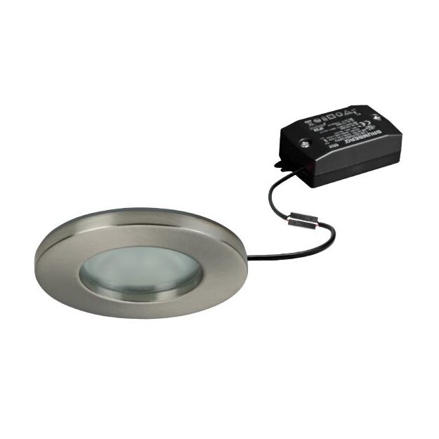 Brumberg 38149253 LED-Einbaudownlight OGDAN Nickel matt