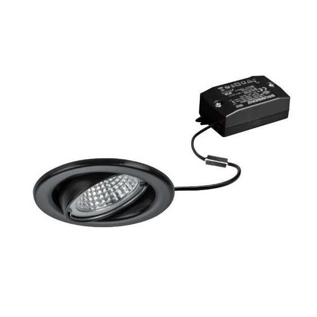 Brumberg 38180083 LED-Einbaustrahler 230V AC 6W 3000K Schwarz