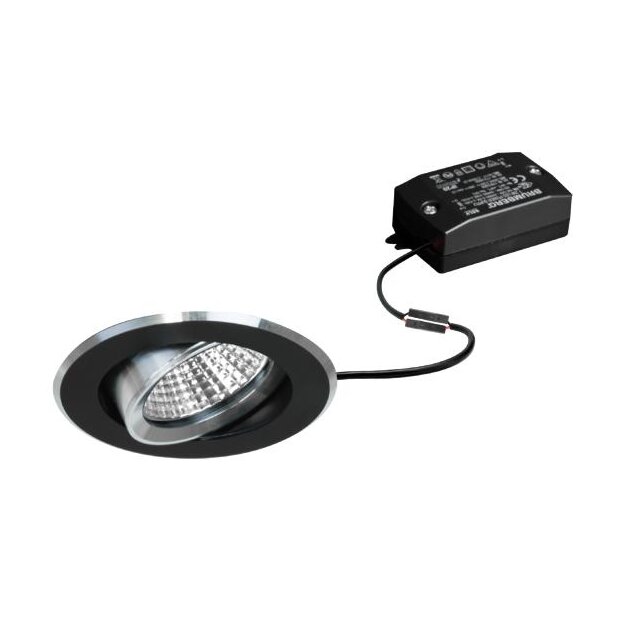 Brumberg 38187253 LED-Einbaustrahler 230V AC 6W 3000K Schwarz
