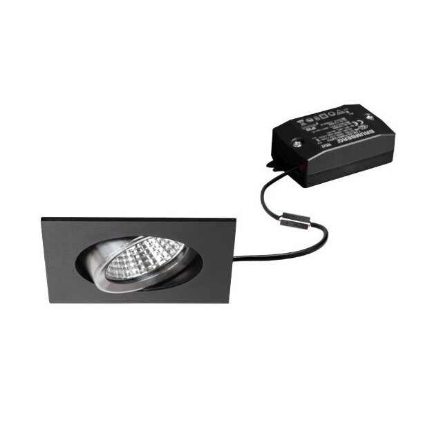 Brumberg 38188253 LED-Einbaustrahler 230V AC 6W 3000K Schwarz