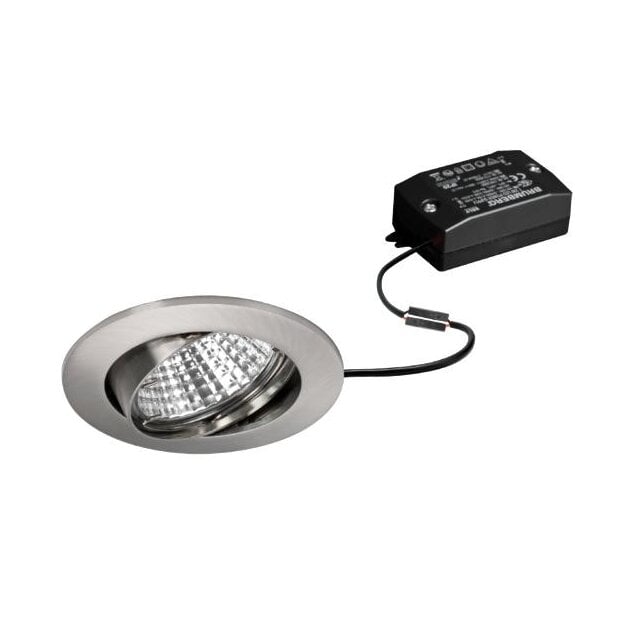 Brumberg 38303033 LED-Einbaustrahler 230V AC 6W 3000K Chrom matt