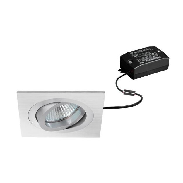 Brumberg 38310253 LED-Einbaustrahler 230V AC 6W 3000K Alu matt