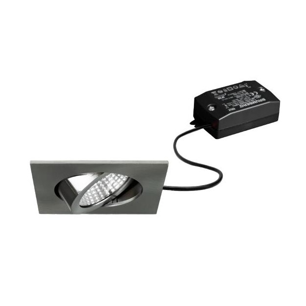 Brumberg 38365153 LED-Einbaustrahler 230V AC 6W 3000K Nickel matt