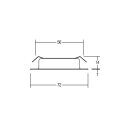 Brumberg 38370073 LED-Einbaudownlight BB17 Weiß