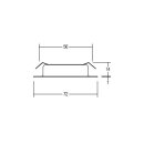 Brumberg 38370153 LED-Einbaudownlight BB17 Nickel matt
