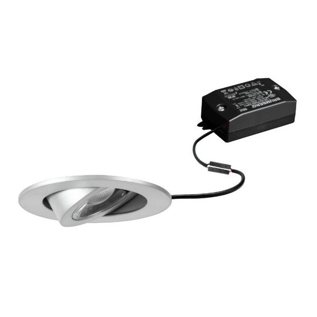 Brumberg 38421254 LED-Einbaustrahler 230V AC 6W 4000K Alu matt