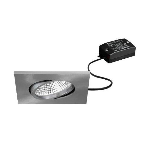 Brumberg 38488153 LED-Einbaustrahler 230V AC 7W 3000K IP65 Nickel matt
