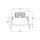 Brumberg 39063073 LED-Einbaustrahler 230V AC 6W 3000K Weiß