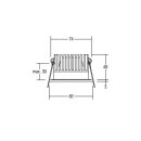 Brumberg 39116073 LED-Einbaudownlight CALLIDA Weiß