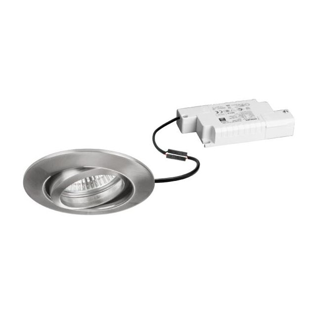 Brumberg 39141033 LED-Einbaustrahler 230V AC 6W 3000K Chrom matt