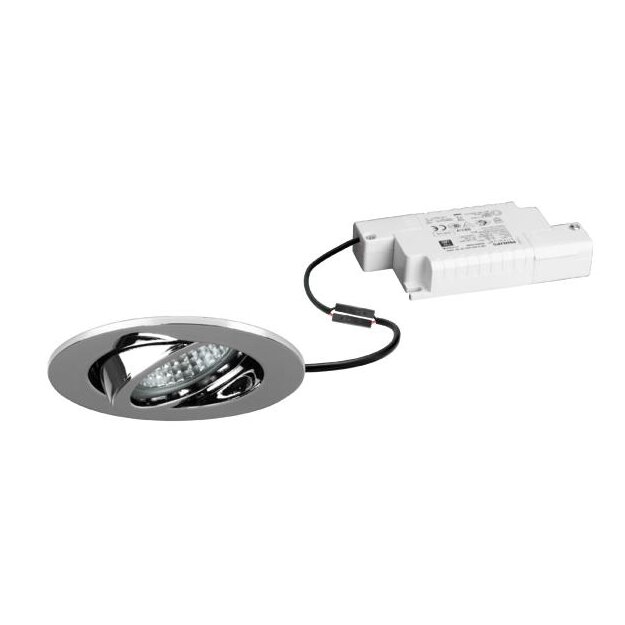 Brumberg 39143023 LED-Einbaustrahler 230V AC 6W 3000K Chrom