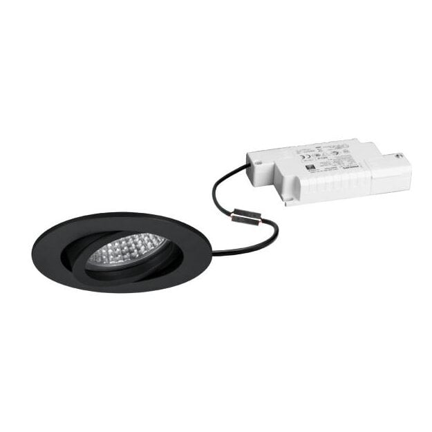 Brumberg 39143083 LED-Einbaustrahler 230V AC 6W 3000K Schwarz