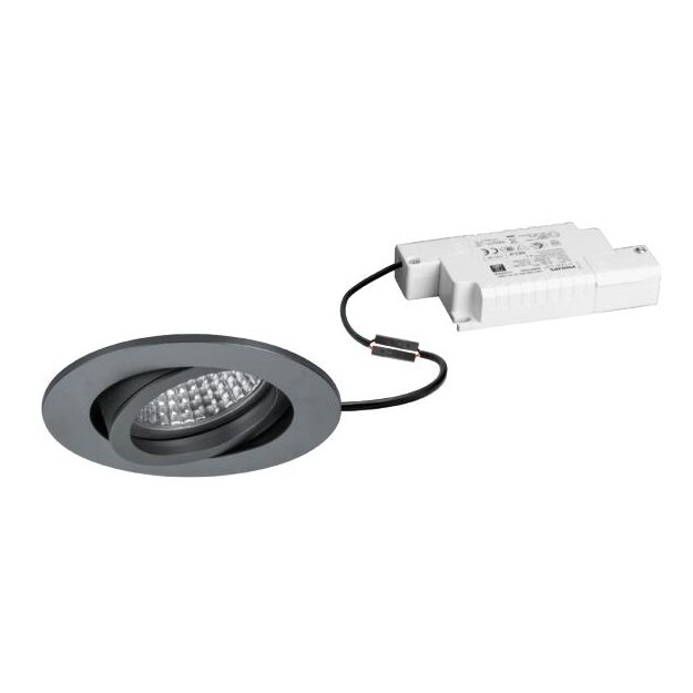 Brumberg 39143643 LED-Einbaustrahler 230V AC 6W 3000K Titan matt