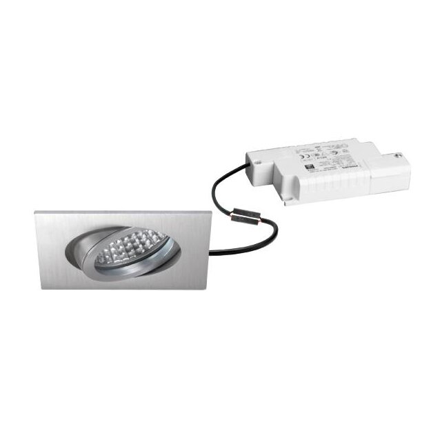 Brumberg 39144253 LED-Einbaustrahler 230V AC 6W 3000K Alu matt