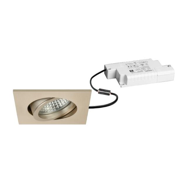 Brumberg 39144633 LED-Einbaustrahler 230V AC 6W 3000K Champagner matt