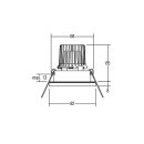 Brumberg 39149023 LED-Einbauleuchte 230V AC 6W 3000K IP65...