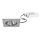 Brumberg 39262253 LED-Einbaustrahler 230V AC 7W 2700K Alu matt