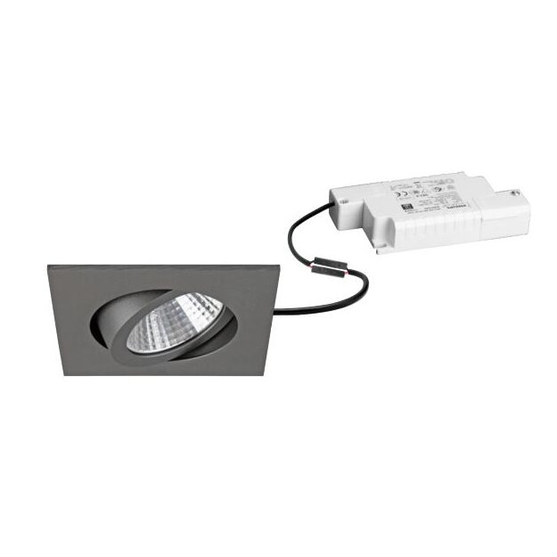 Brumberg 39262643 LED-Einbaustrahler 230V AC 7W 2700K Titan matt