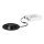 Brumberg 39266083 LED-Einbaudownlight ETMESA-R Schwarz