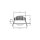 Brumberg 39355083 LED-Einbaustrahler 230V AC 6W 3000K IP65 Schwarz