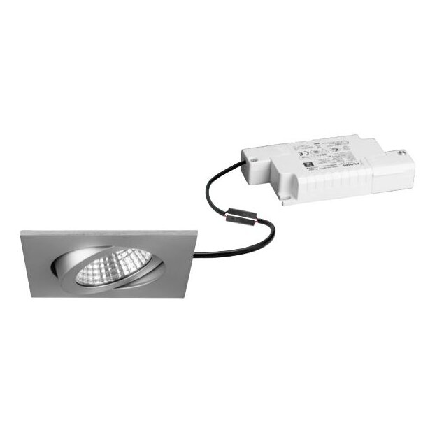 Brumberg 39355253 LED-Einbaustrahler 230V AC 6W 3000K IP65 Alu matt