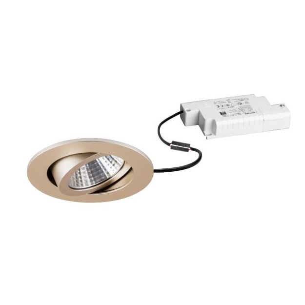 Brumberg 39361633 LED-Einbaustrahler 230V AC 7W 3000K Champagner matt