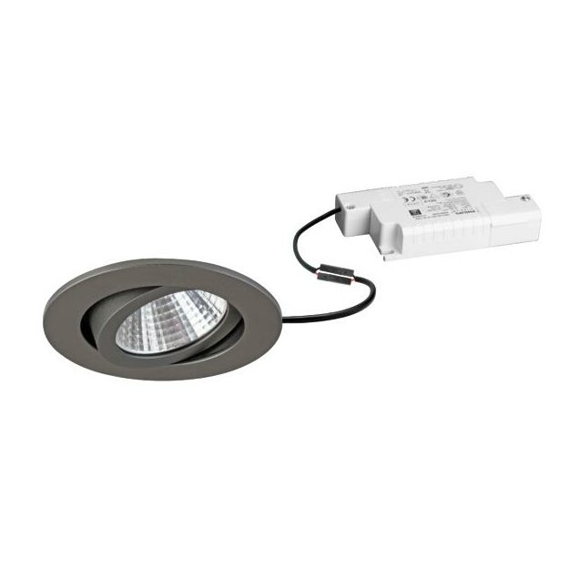 Brumberg 39361643 LED-Einbaustrahler 230V AC 7W 3000K Titan matt
