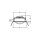 Brumberg 39363023 LED-Einbaustrahler 230V AC 6W 3000K Chrom