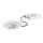 Brumberg 39369073 LED-Einbaustrahler 230V AC 6W 3000K Edelstahl