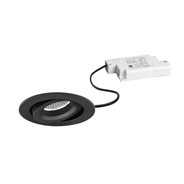 Brumberg 39378183 LED-Einbaustrahler 230V AC 7W 3000K Strukturschwarz
