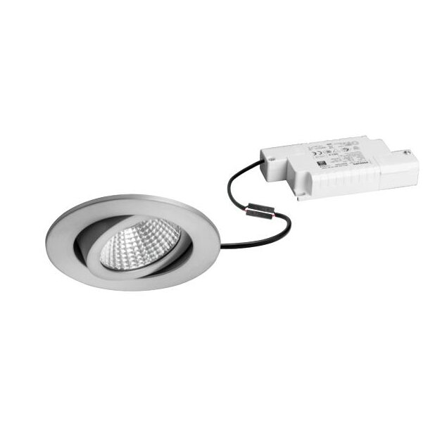Brumberg 39461253 LED-Einbaustrahler 230V AC 6W dim2warm Alu matt