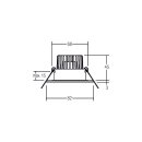Brumberg 39475073 LED-Einbaudownlight ITANSA-R BB15...