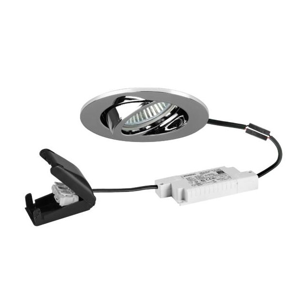 Brumberg 39483023 LED-Einbaustrahler 230V AC 6W d2w Chrom