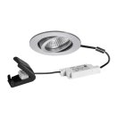 Brumberg 39483253 LED-Einbaustrahler 230V AC 6W d2w Alu matt