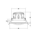 Brumberg 39484153 LED-Einbaustrahler 230V AC 7W 3000K...