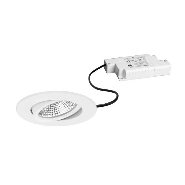 Brumberg 39484173 LED-Einbaustrahler 230V AC 7W 3000K IP65 Strukturweiß